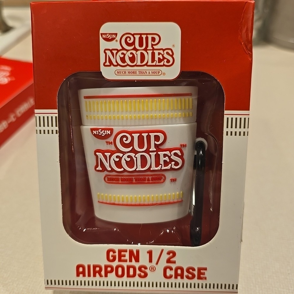 Nissin Cup Noodles Airpods Case 360º Full Coverage Fits Airpod Gen 1/ 2